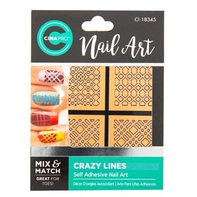 Crazy Lines Nail Art Cuccio