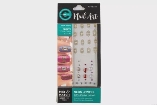 Neon Jewels Nail Art Cuccio