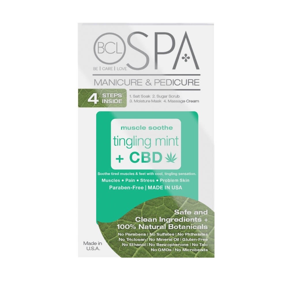 BCL SPA Tingling Mint + CBD Complete 4-step System