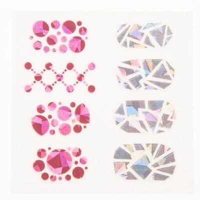 Silver Rose Nail Art Cuccio