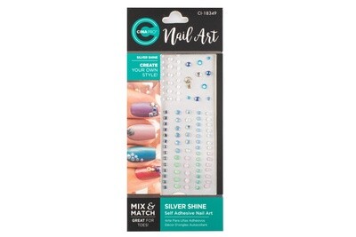 Silver Shine Nail Art Cuccio