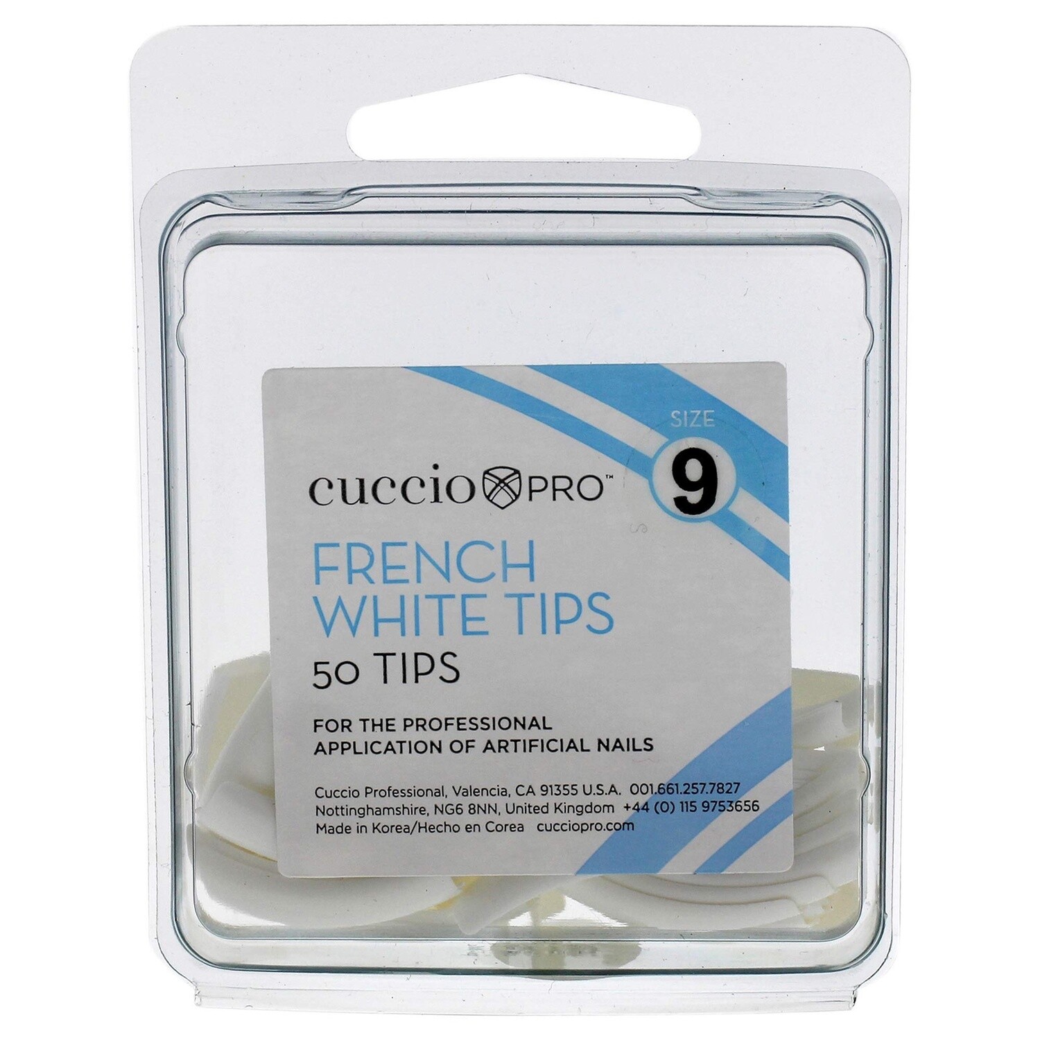 Tips-French White-Size 9  50 pieces