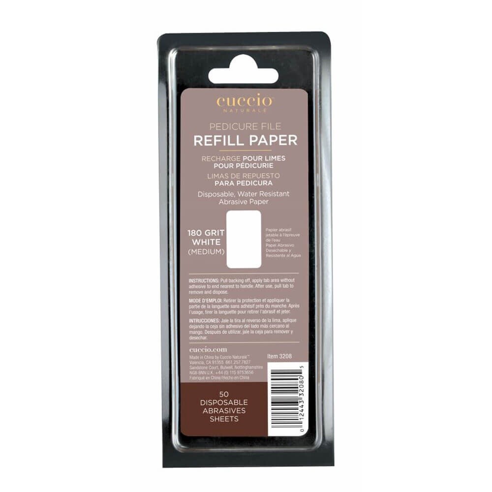 File-Stainless Steel Pedi Refill-180Gr.