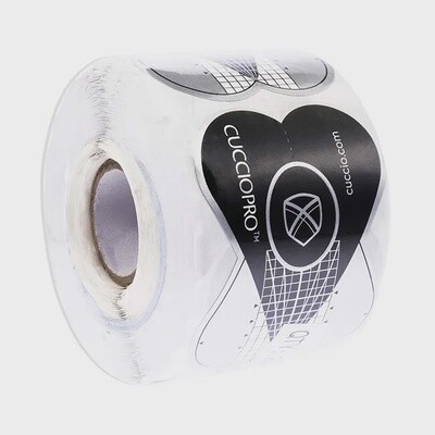 Nail Forms-Cuccio Pro Black/Silver 250ct