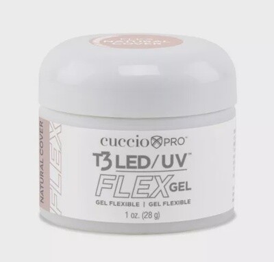 T3 LED/UV-FLEX GEL NATURAL COVER 1oz