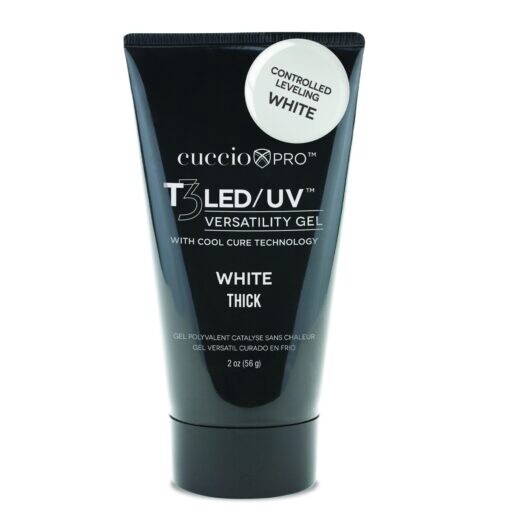 T3 LED/UV-Controlled Tube-White Thick 2 oz.