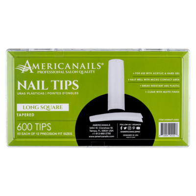 Nail Tips | Long Square 600ct