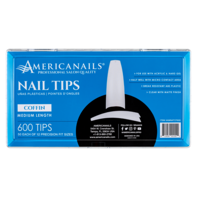 Nail Tips | Coffin 600ct