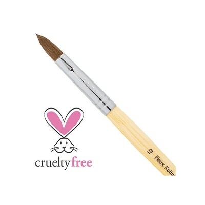 Faux Kolinsky Acrylic Brush Oval #12