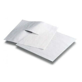 Headrest Paper Smooth 12x12&quot; White w/Slot