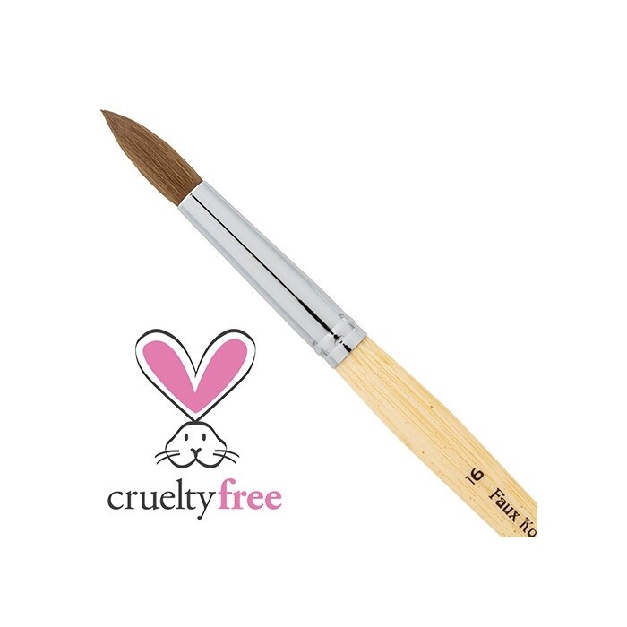 Faux Kolinsky Acrylic Brush Round #16