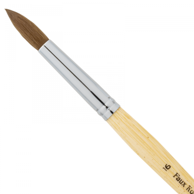 Faux Kolinsky Acrylic Brush Round #16