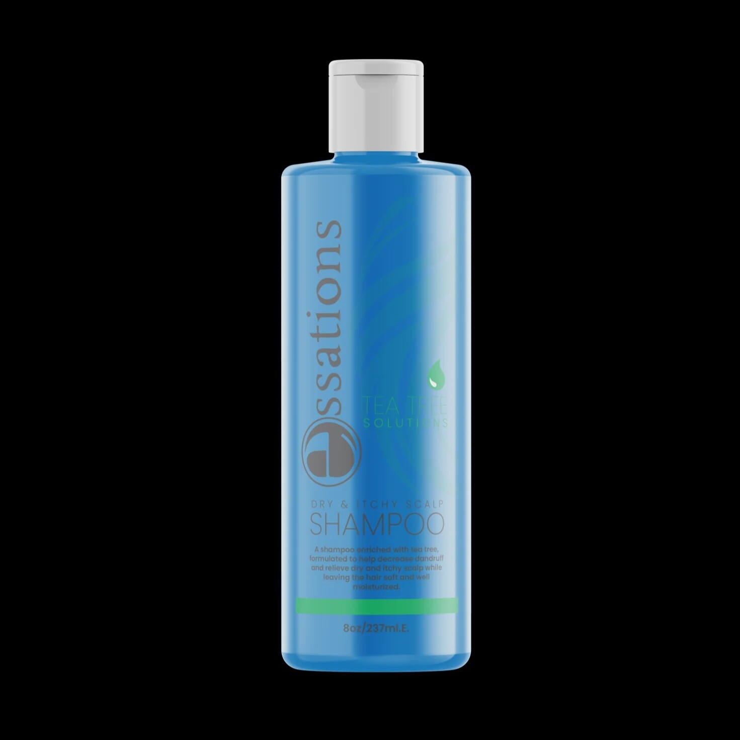 Essations Tea Tree Solutions Dry &amp; Itchy Scalp Shampoo, Size: 8oz