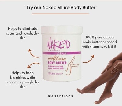 Naked Allure Body Butter 8oz