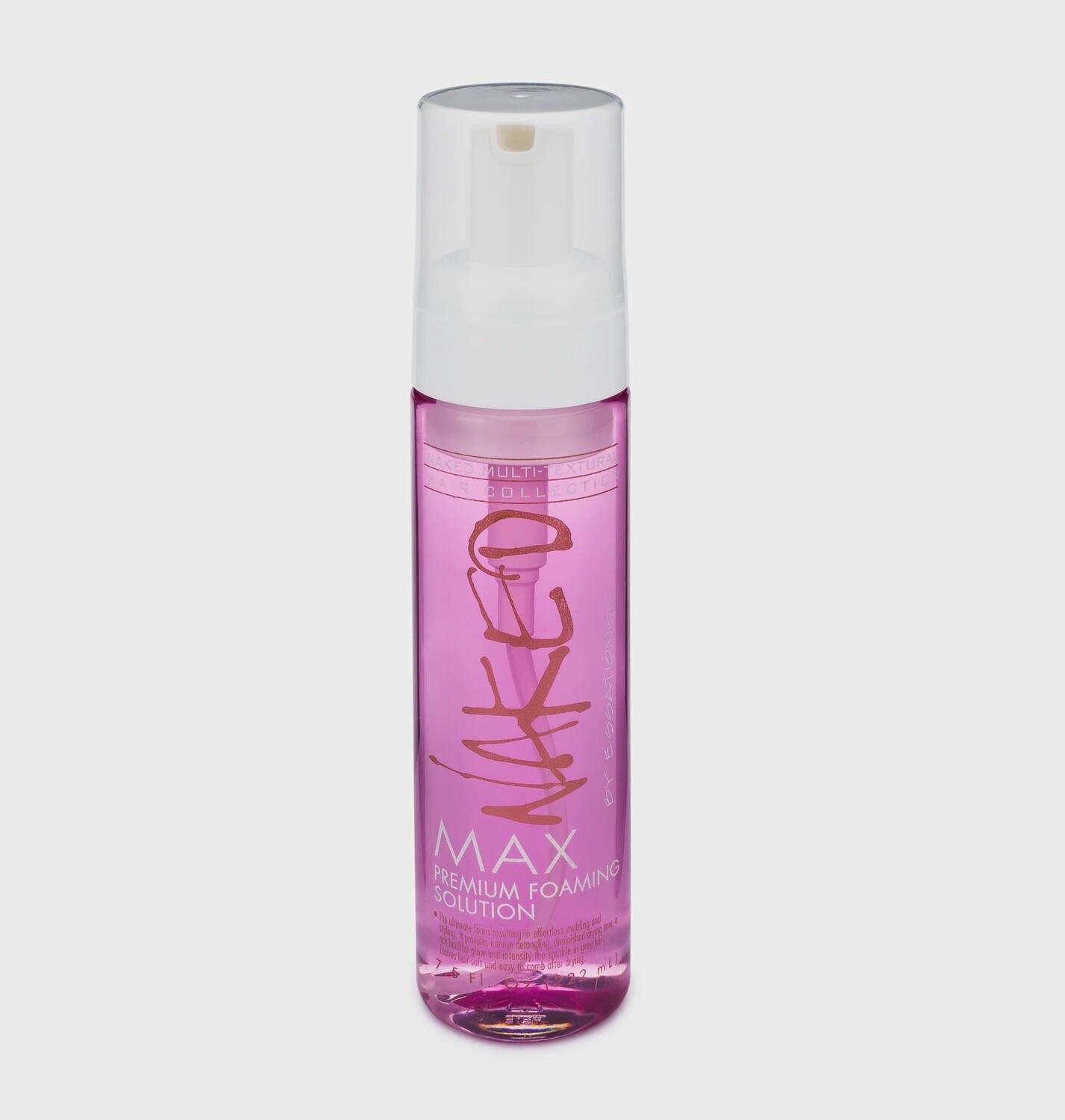 Naked Max Foaming Solution, Size: 7.5oz