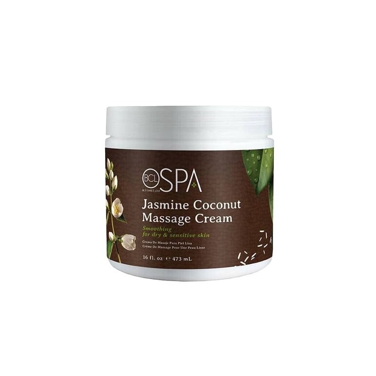 BCL SPA JASMINE COCONUT SKIN SMOOTHING MASSAGE CREAM, Size: 16oz