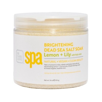 BCL SPA  Dead Salt Soak Lemon + Lily, Size: 16oz