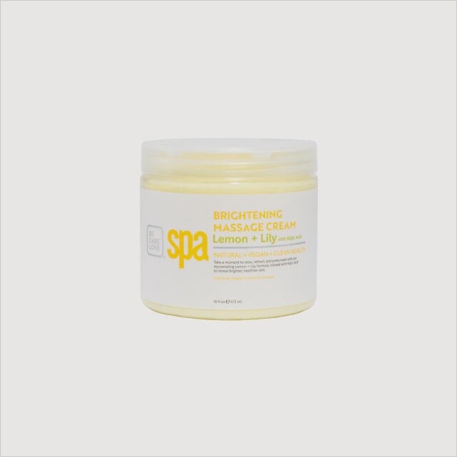 BCL SPA Massage Cream Lemon + Lily, Size: 16oz