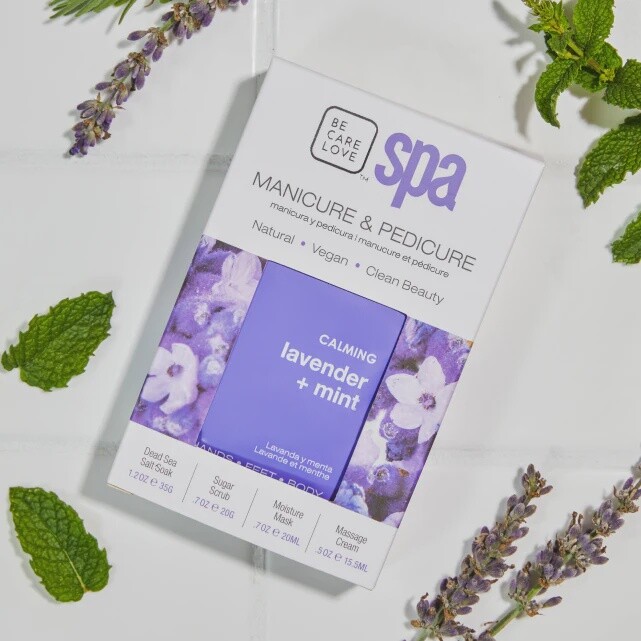 CALMING LAVENDER + MINT 4-IN-1 PACKET BOX SET