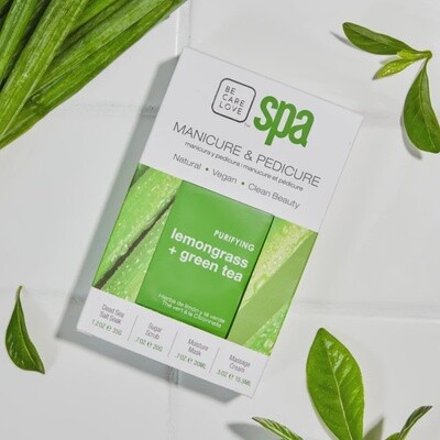 PURIFYING LEMONGRASS + GREEN TEA 4-IN-1 PACKET BOX SET