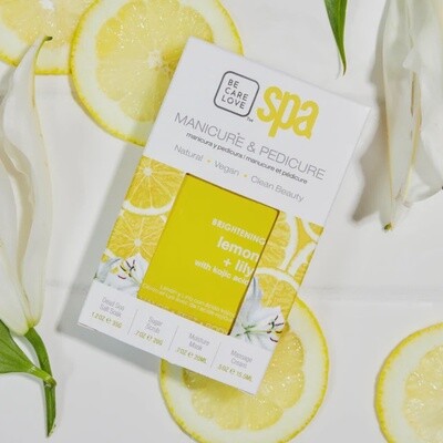 BRIGHTENING LEMON + LILY WITH KOJIC ACID 4-IN-1 PACKET BOX SET