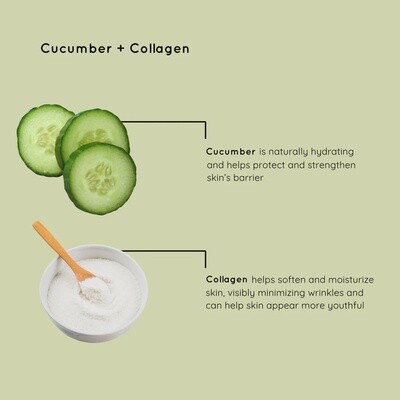 VITALUXE RADIANT CUCUMBER + COLLAGEN MAKEUP REMOVING CLEANSING WIPES