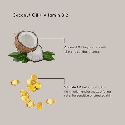 VITALUXE HYDRATING COCONUT OIL + VITAMIN B12 MAKEUP REMOVING CLEANSING WIPES
