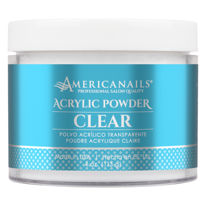 AMN Acrylic Powder 4oz, Color: Clear