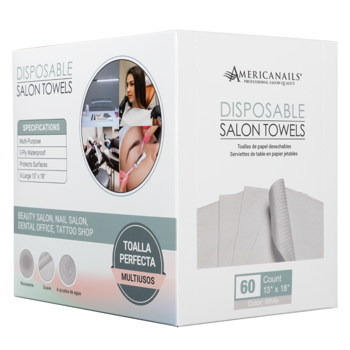 Disposable Salon Towels | White 60ct
