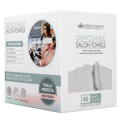 Disposable Salon Towels | White 60ct