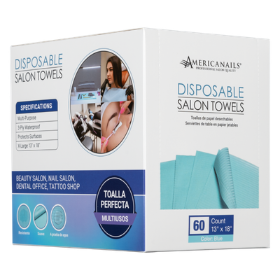 Disposable Salon Towels | Blue 60ct