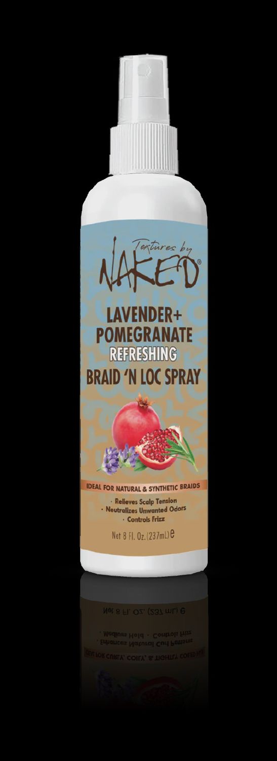 Lavender + Pomegranate Refreshing Braid &#39;N Loc Spray 8oz