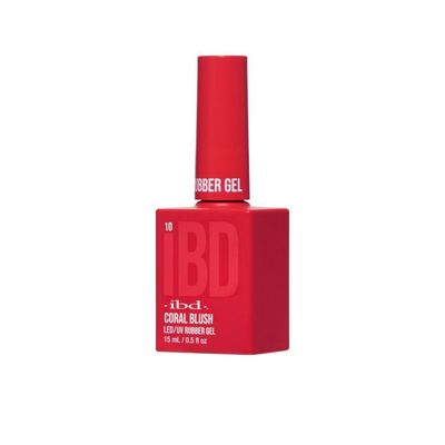 IBD .5OZ RUBBER GEL CORAL BLUSH