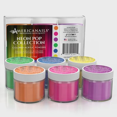 Colored Acrylic Powders | Neon Pop Collection Kit