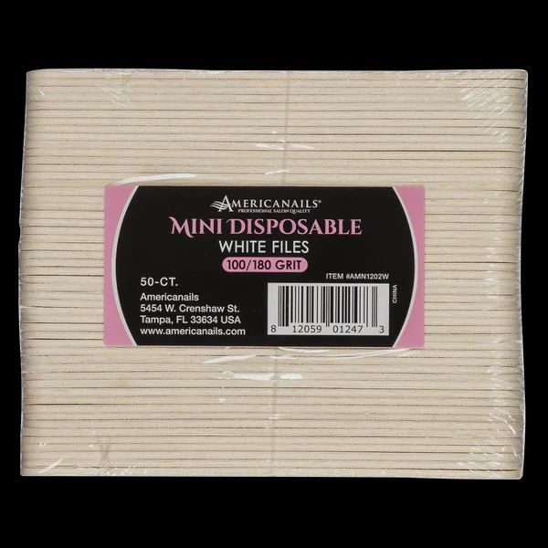 Mini Disposable White Files