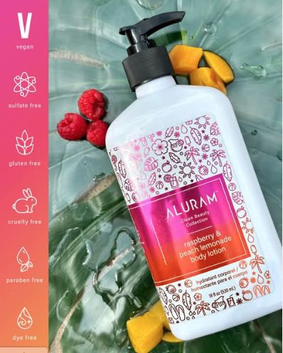 Raspberry and Peach Lemonade Body Lotion 18oz - LIMITED EDITION
