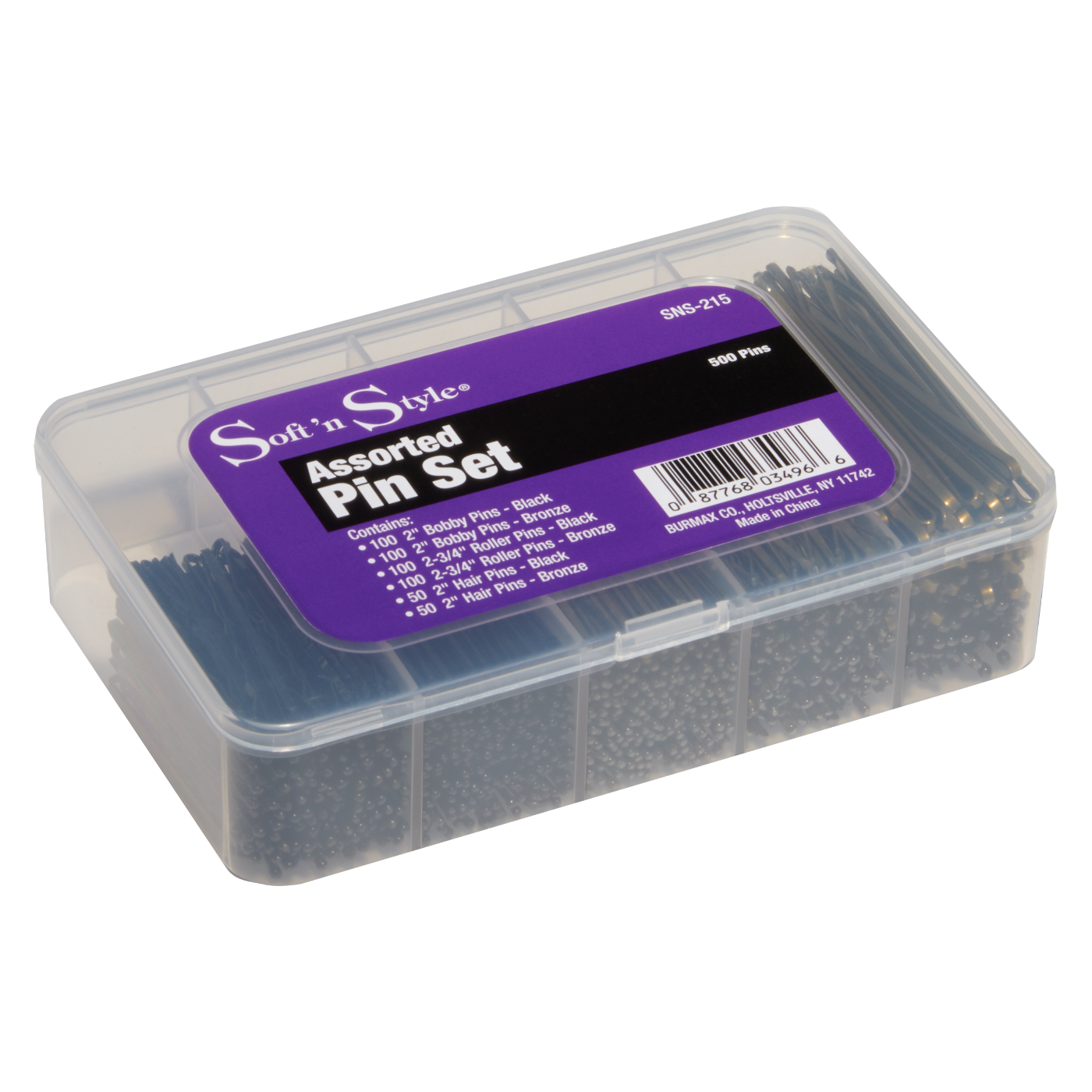 500 pc. ASSORTED PIN SET