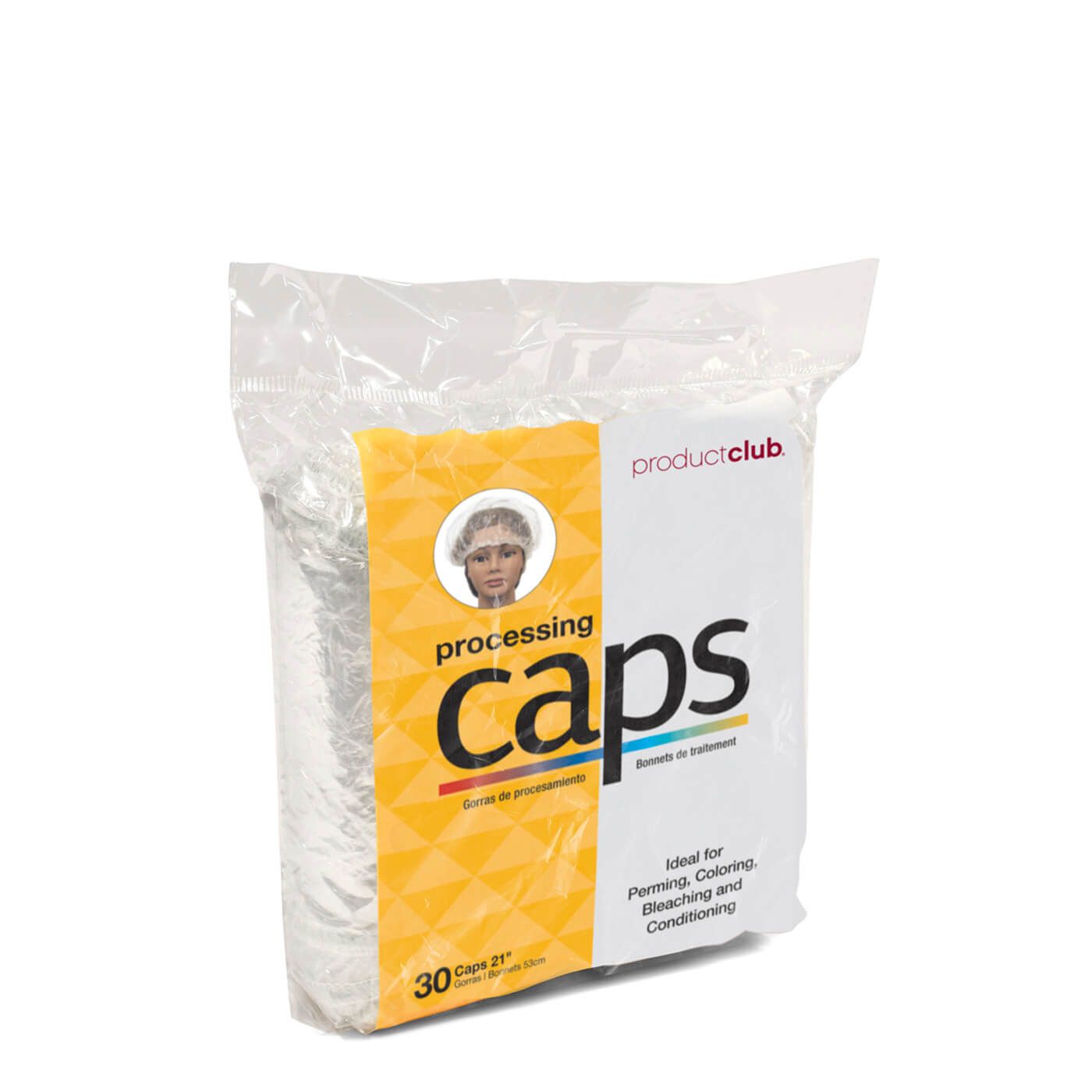 30 ct. Plastic Processing Cap with Elastic 21"