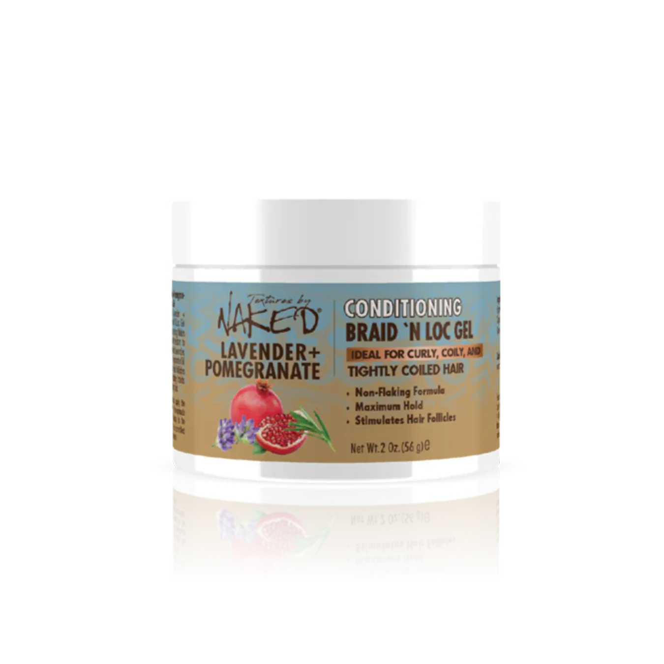 Lavender + Pomegranate Braid 'N Loc Gel, Size: 2oz