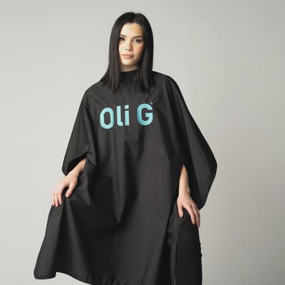 Large Salon Cape - Black