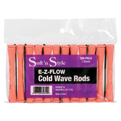 Concave Cold Wave Rods, Long Pink 12pk
