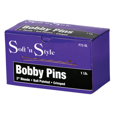 Bobby Pins, Blonde, 1 lb. box - 2"