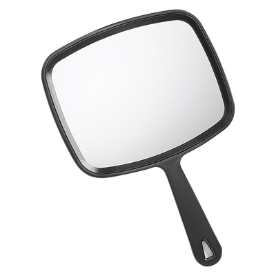 Hand-Held Mirror - Black