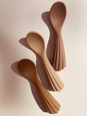 Konges Sløjd 3 Pck Spoons Silicone Shell