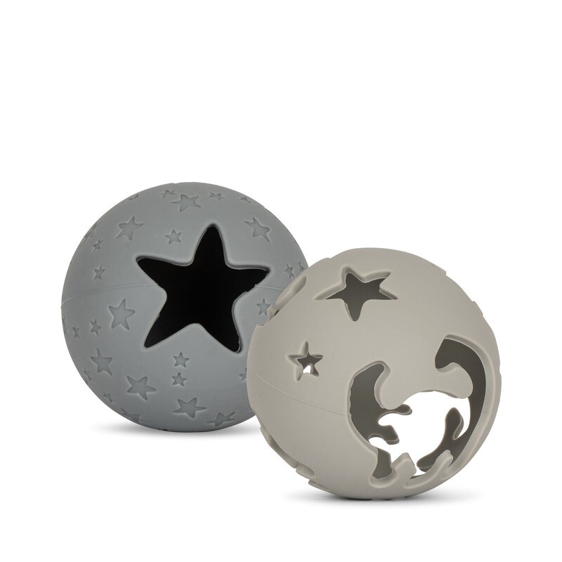 Konges Sløjd 2-Pack Activity Balls Dino KS3931 Quarry Blue Mix