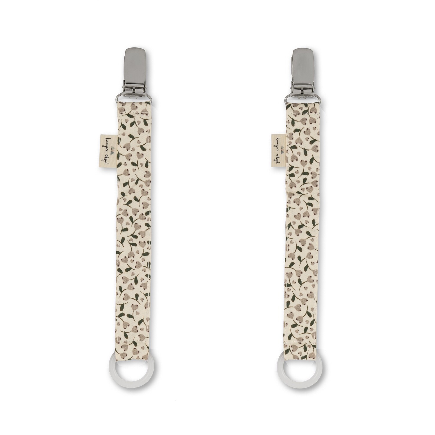 Konges Sløjd 2 Pack Pacifier Strap KS5823 Milk Tank