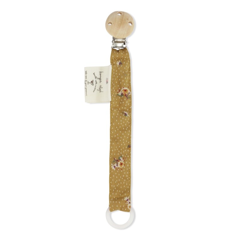 Konges Sløjd Pacifier Strap Flower Buquet Dijon One Size