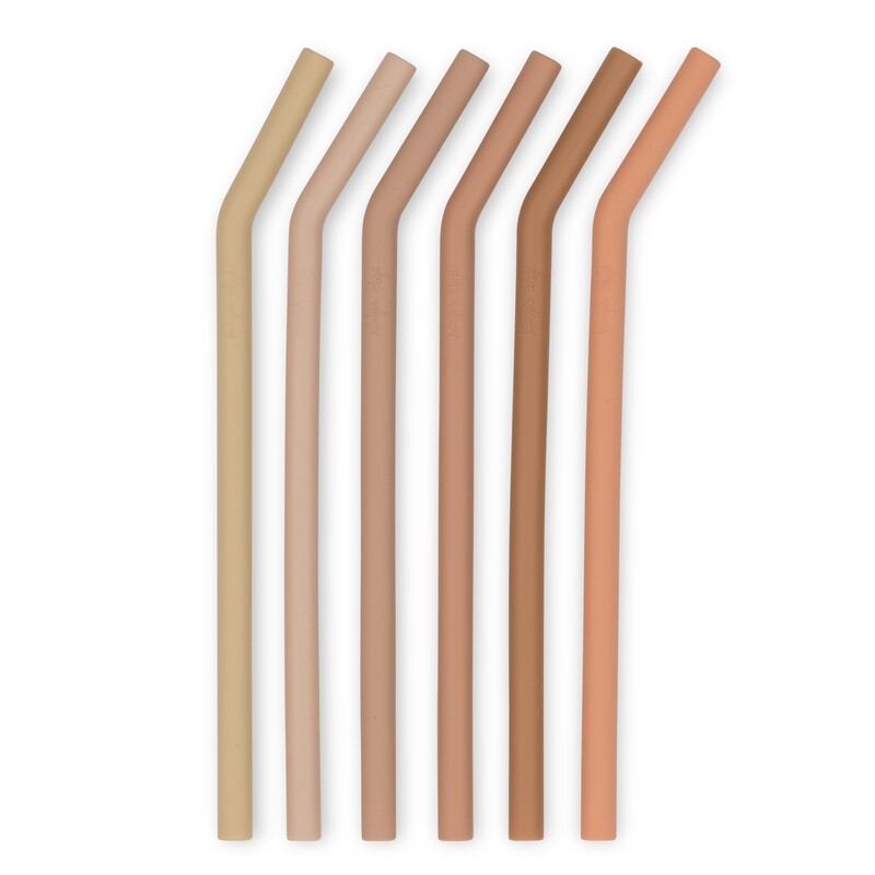 Konges Sløjd Silicone Straws KS1672 Rosey Berries