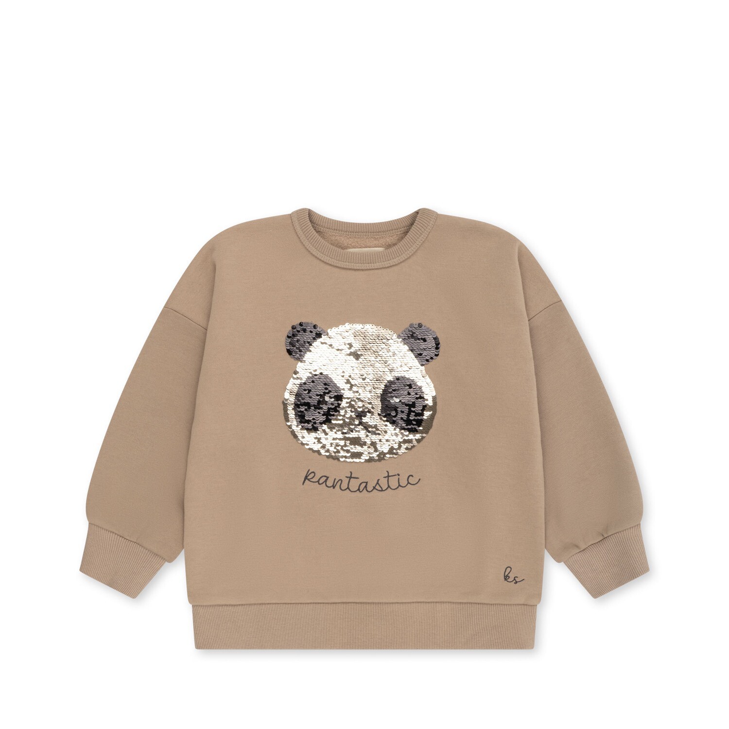 Konges Sløjd Lou Sequin Sweat Shirt KS6018 Oxford Tan