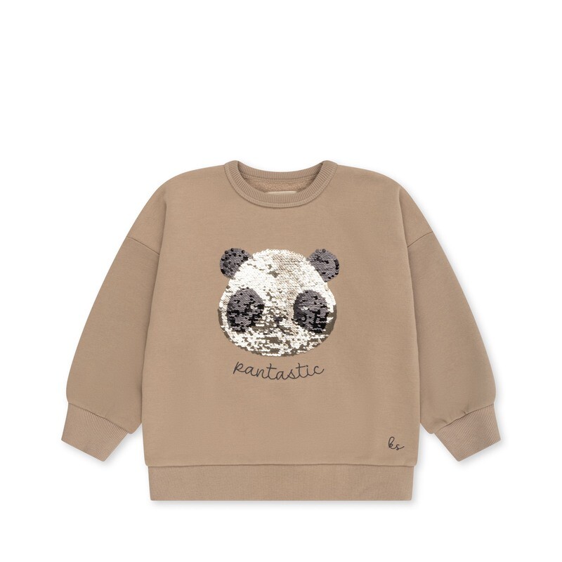 Konges Sløjd Lou Sequin Sweat Shirt KS6018 Oxford Tan